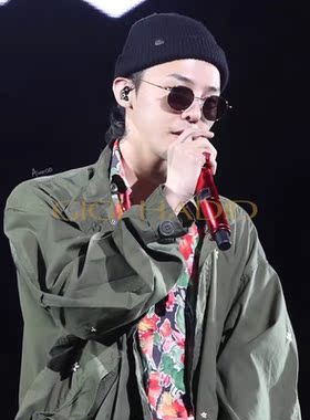 KUNSTLAAP/珂伦特GD权志龙同款墨镜男小圆框红色个性潮太阳眼镜