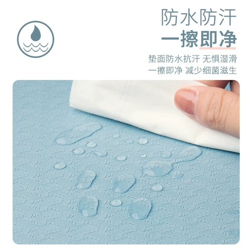 Коврик для йоги, длинный нескользящий ковер для домашнего использования для спортзала, увеличенная толщина, изготовлено из TPE, 100см