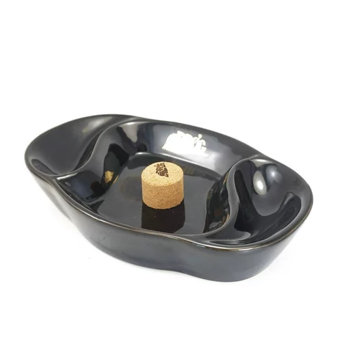 Бесплатная доставка туманная туманная пепельница подарочная коробка костяная фарфоровая керамика 2 дымовая чашка для дымового ковша для отправки пробков