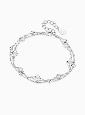 手链四叶草卡蒂罗纯银女生