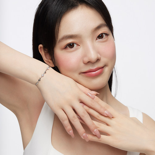 卡蒂罗海豚湾手链女生925银简约轻奢ins小众设计感生日礼物送女友 - 图2