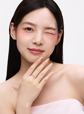 卡蒂罗宠爱夜光女戒开口戒指足银猫咪时尚小众设计生日礼物送女友