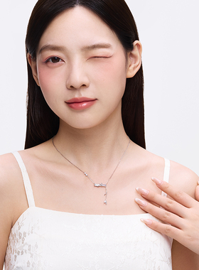 卡蒂罗竹枝流苏项链女S925纯银轻奢小众设计感生日毕业礼物送女友