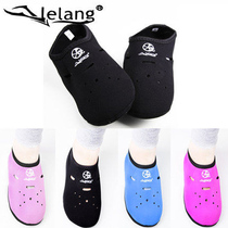 lelang1 5MM anti-coral snorkeling socks surf swimming socks set beach diving shoes footbed lining