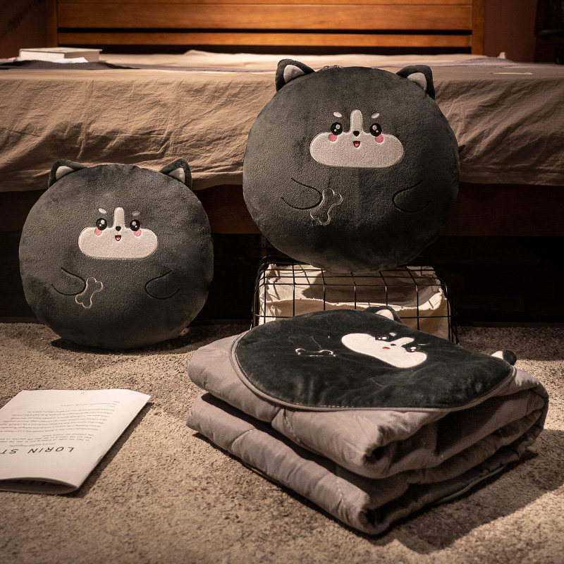 冬季加厚抱枕被子两用毯子二合一办公室午睡车用靠枕车载靠垫枕头,淘宝优惠券,粉丝福利购,淘宝优惠卷