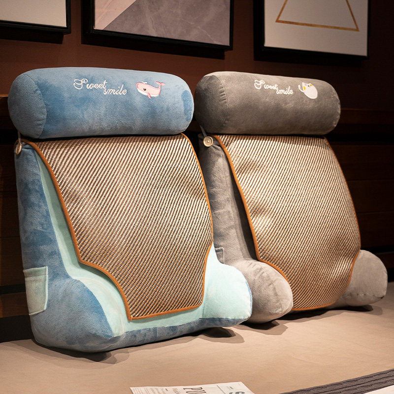 床头软包大靠背靠垫沙发榻榻米看书床上抱枕三角腰靠枕可拆洗枕头,淘宝优惠券,粉丝福利购,淘宝优惠卷