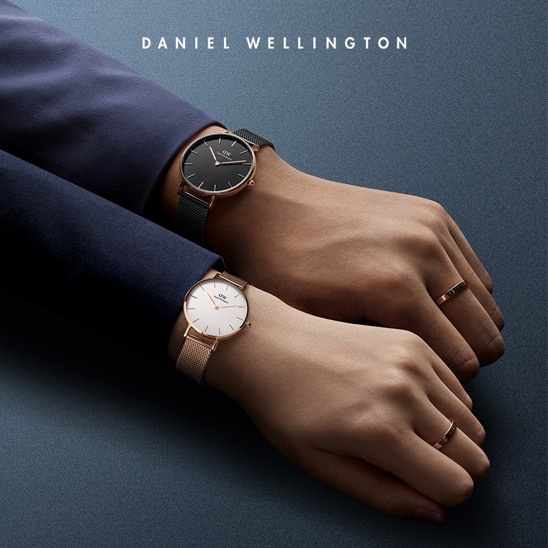 dw手表情侣对表 PETITE系列简约流金表36&32mm 丹尼尔惠灵顿
