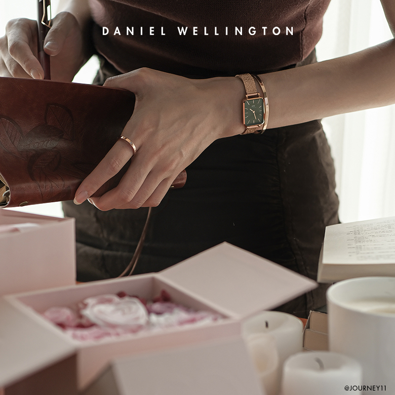 dw戒指情侣同款classic系列玫瑰金 danielwellington戒指/指环