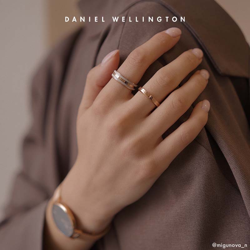 dw戒指情侶 EMALIE系列簡約戒指對戒 丹尼爾惠靈頓旗艦店_danielwellington旗艦店_飾品_流行首飾_時尚飾品新