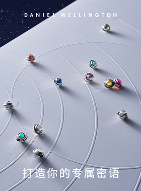 DW项链925银饰水晶镶钻锆石吊坠