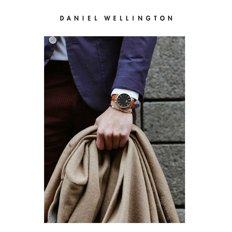 DanielWellington丹尼尔惠灵顿dw手表男40mm礼盒装dw手镯手环套装