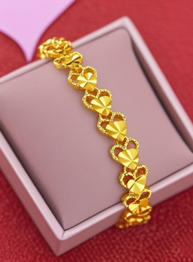 新款直播旺夫手环送礼百搭镀金女