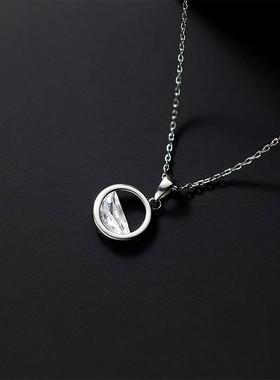 一泓清泉项链设计感小众锁骨链轻奢个性气质时尚百搭简约项链