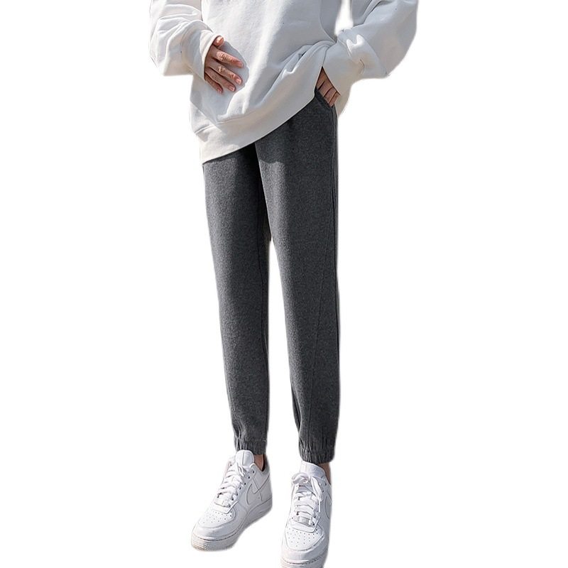 孕妇2021秋季新款时尚宝妈运动裤 米路比孕妇打底裤