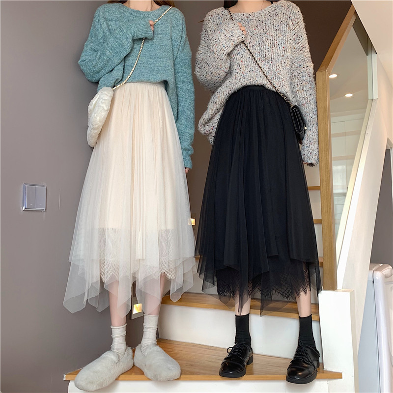 小个子黑色女2022新款春秋冬半身裙 lk2003半身裙