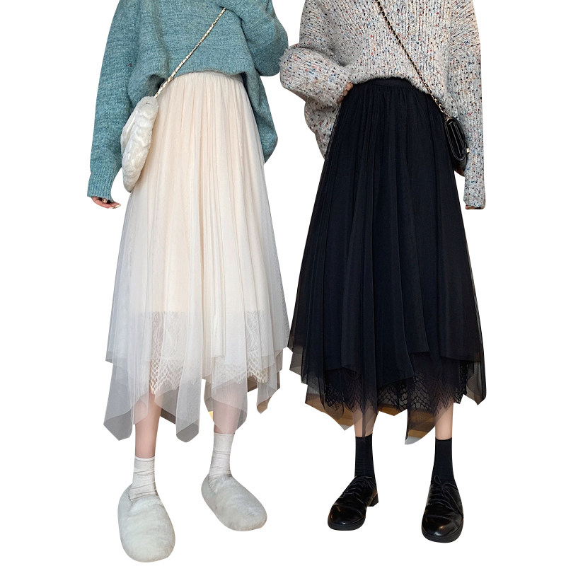 小个子黑色女2022新款春秋冬半身裙 lk2003半身裙