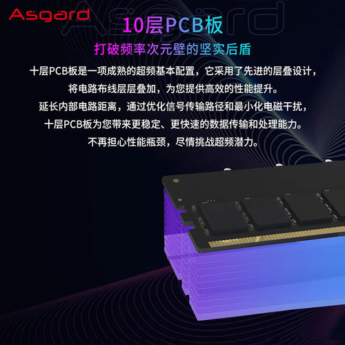 Asgard/阿斯加特16Gx2条 DDR5 6800台式机内存条 RGB灯条女武神II-图1