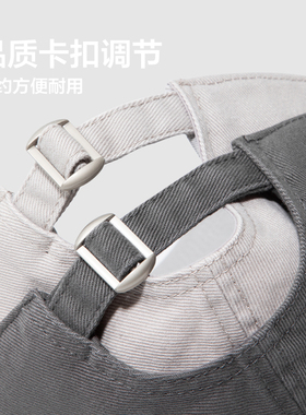 棒球帽女韩版百搭秋冬季宽檐显脸小遮阳帽子男纯棉软顶鸭舌帽复古