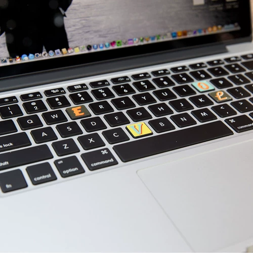 Apple, совместимый ноутбук, клавиатура, наклейка