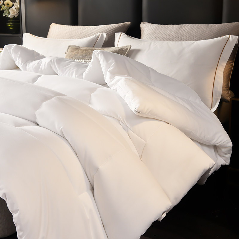 酒店专用被子被芯羽丝绒防羽布四季通用加厚冬季保暖空调被春秋被,淘宝优惠券,粉丝福利购,淘宝优惠卷