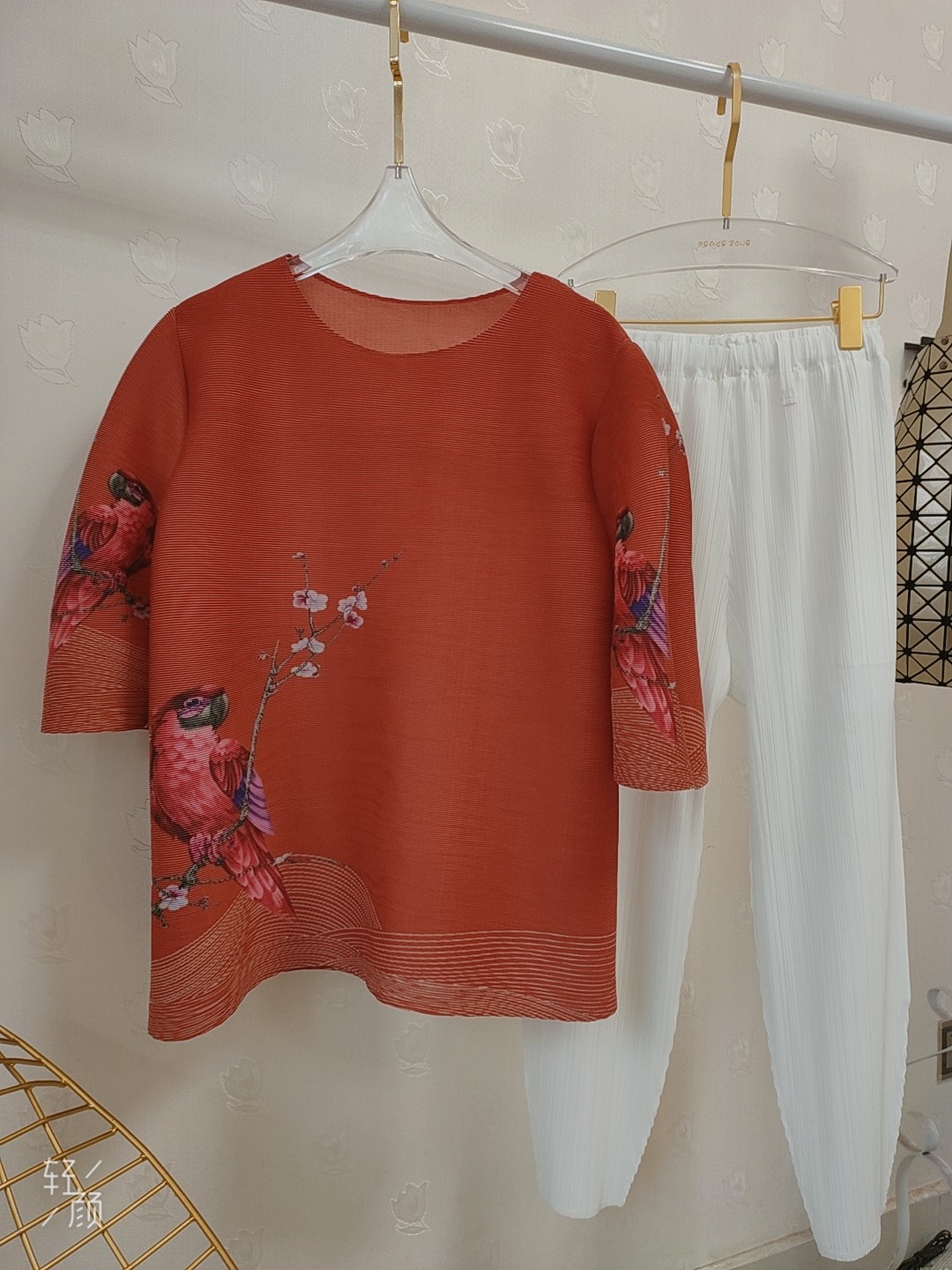 三宅褶皱2020年新品春夏中国风t恤 褶子一生  宸睿褶皱女装T恤