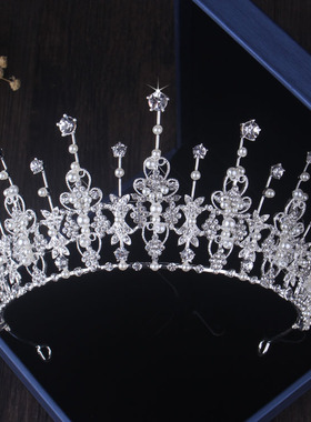 新娘饰品欧式婚纱水钻项链耳环