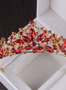 新娘套链敬酒服发饰项链耳环婚纱