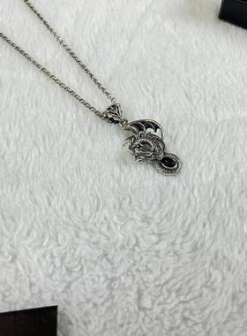 2025做旧复古项链飞龙珍珠项链 锁骨链气质高级感男女款饰品礼物