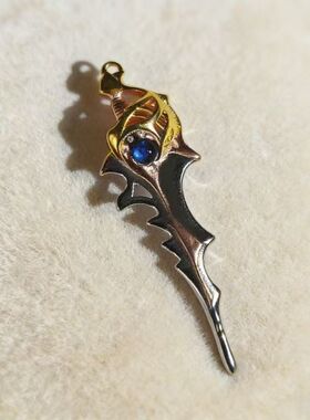 新款dota2周边-圣剑吊坠神秘商店项链刀塔游戏小众设计感饰品礼物