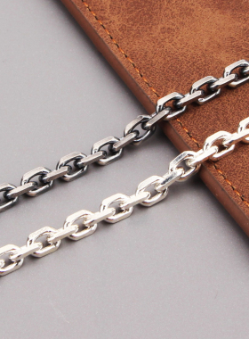 925纯银男女日韩复古简约手链