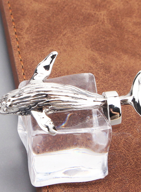 男女925纯银鲸鱼鲸落ins风吊坠