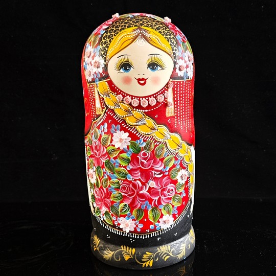 Pure hand-painted eco-friendly Russian matryoshka doll 15 layers of basswood