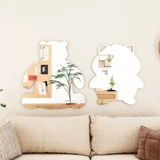 Мягкая зеркальная паста стена -адгезивное зеркало для ванной