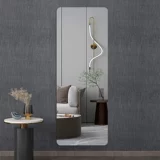 Самоклеющееся зеркало, наклейки для всего тела, наклейка на стену, может прилипать к стенам и поверхностям, зеркальный эффект