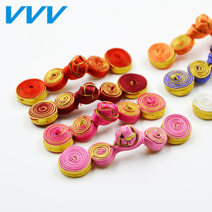 VVV手工唐装旗袍扣 葫芦盘扣纽扣 扣子 结婚服装复古盘扣对扣搭扣