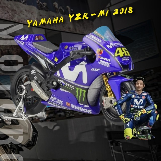 Meichitu 118 Rossi alloy motorcycle model