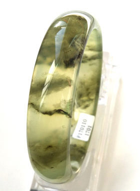 秦玉人家正品天然冰种水墨玉镯子