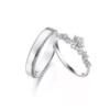 Moissanite Diamond Ring Women's Sterling Silver Star Dream Couple Ring