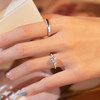 Moissanite Diamond Ring Women's Sterling Silver Star Dream Couple Ring