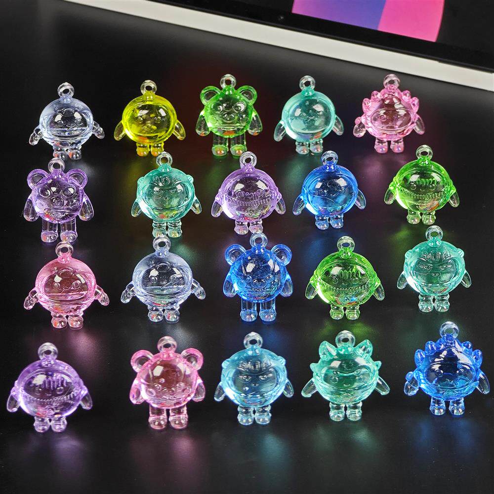 蛋仔派对手办蛋仔派对宝石惊喜盲袋玩具水晶彩色手办公仔摆件可爱幼儿园礼品