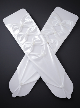 黑色蝴蝶结镂空包手指