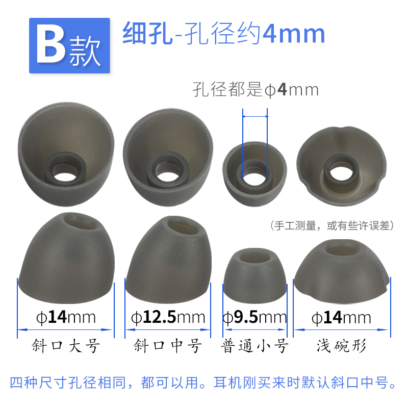 适用索爱A1真无线蓝牙耳机A5S耳帽T3S耳套T5耳塞套T2硅胶套T1配件 - 图2