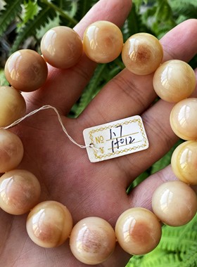 圆珠桶珠大尺寸骆驼骨单圈手串