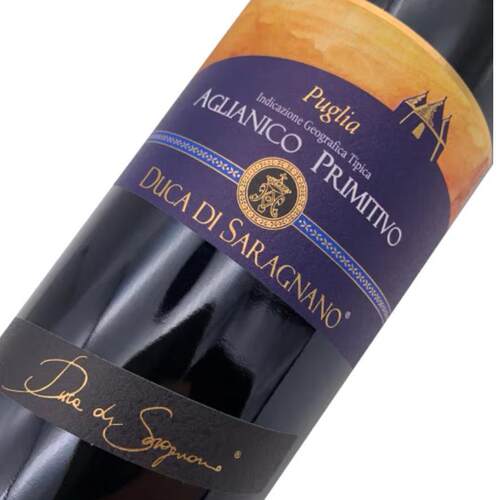 塞朗公爵 Aglianico Primitivo普利亚典型产区原瓶进口 750ml*2支 - 图2