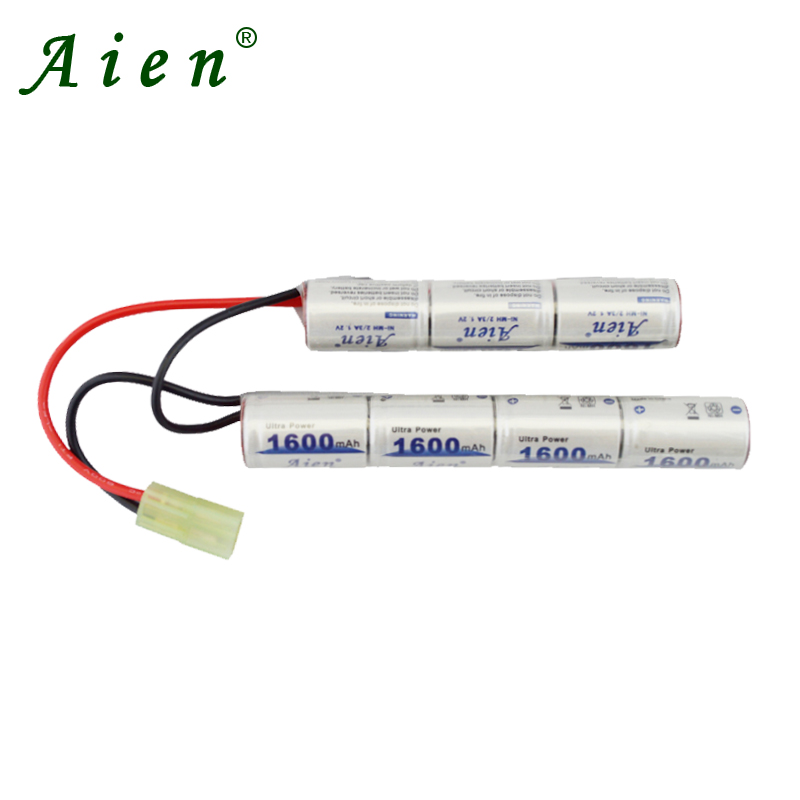 Aien高容量2/3A1600mAh8.4V足15C放电分体镍氢动力充电电池组-图0