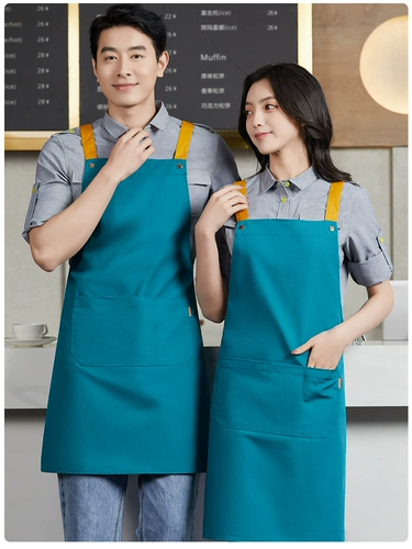 Фартук, чай с молоком для маникюра, шапка для работы, делается под заказ, с печатью вашего логотипа