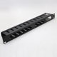 YOUYSI thickened cable management rack 12-speed 1U 24-port metal cable manager network cable telephone network patch panel organizer 16-speed small 24-speed large 24-speed standard cabinet rack