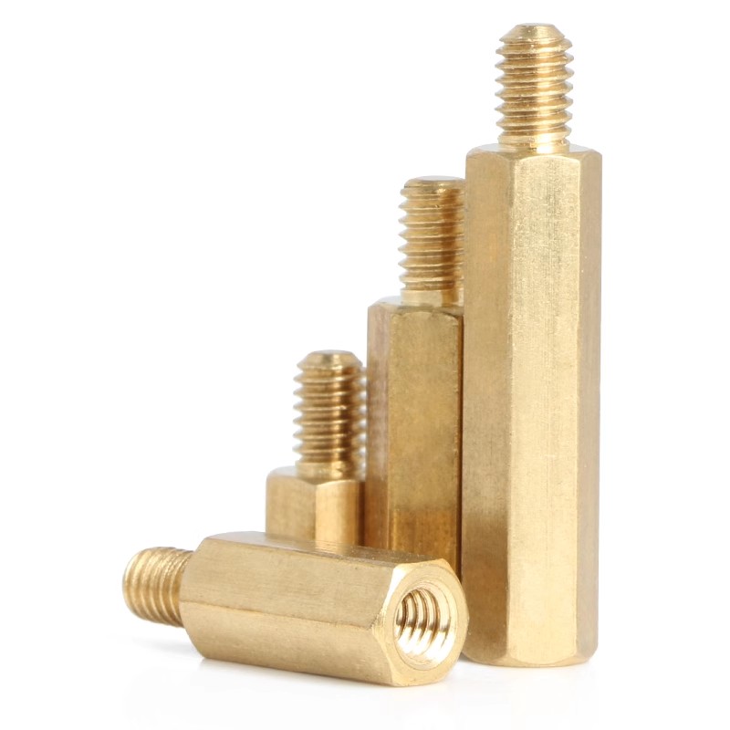 单头铜柱六角铜螺柱电脑机箱线路板支撑固定间隔离柱螺丝螺母柱M3,淘宝优惠券,粉丝福利购,淘宝优惠卷