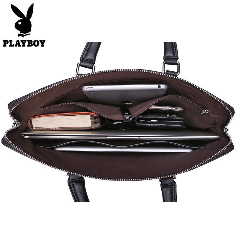 花花公子男包手提包商务 恒博箱包专营男士包袋