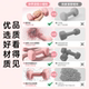 Plastic-impregnated dumbbells for women's fitness home plastic-coated small dumbbells